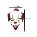 Halloween Cadılar Bayramı Yetişkin Pennywise Maske Korkunç Palyaço Parti Maskesi 30x22 Cm