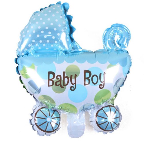 Erkek Baby Shower Partisi Mavi Folyo Balon - Parti Dolabı